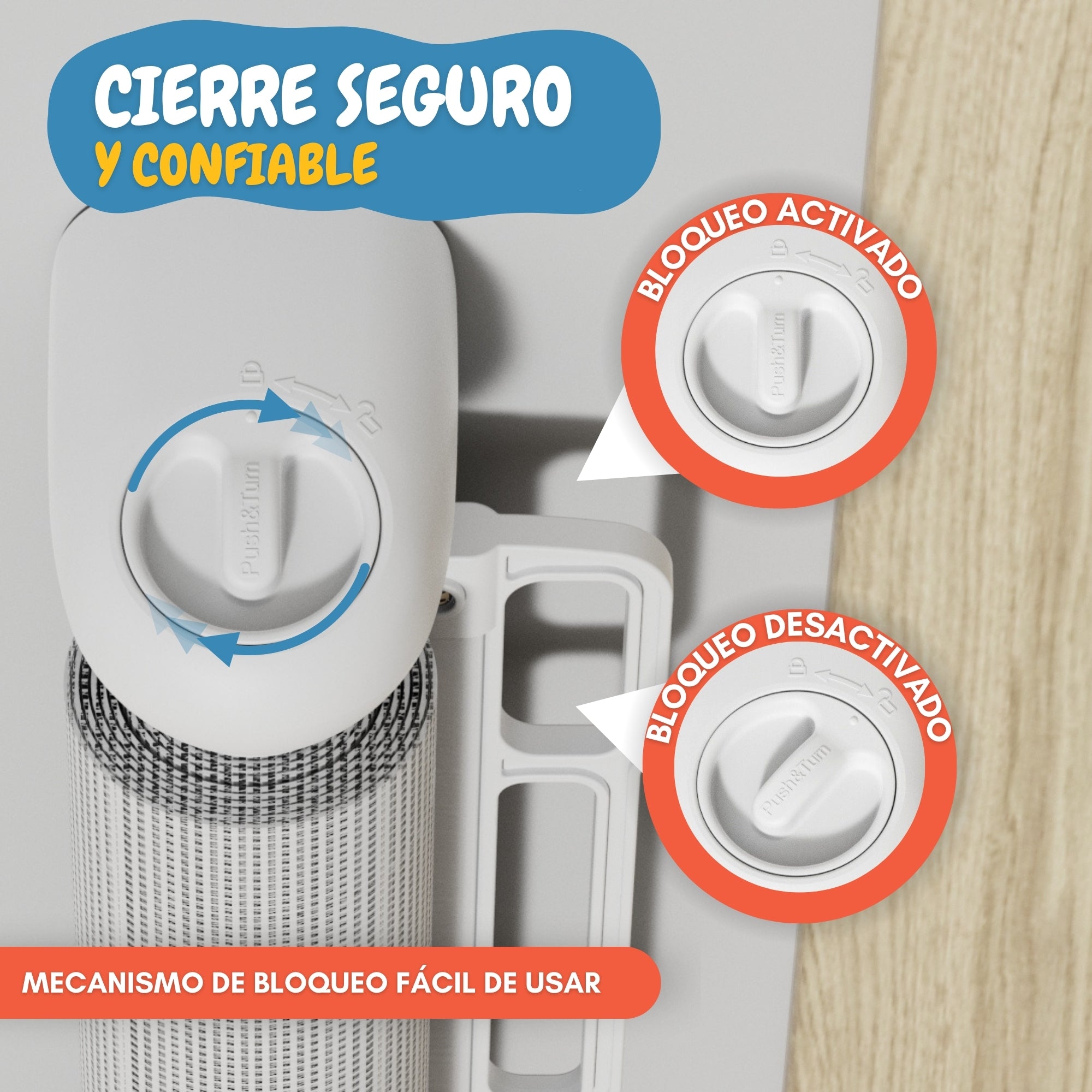 PARVULI® Barrera Seguridad Niños Escalera Retráctil 0-140 cm + 2 Protectores de Puerta | Valla Infantil y para Mascotas | Para Puertas y Escaleras | Interior y Exterior