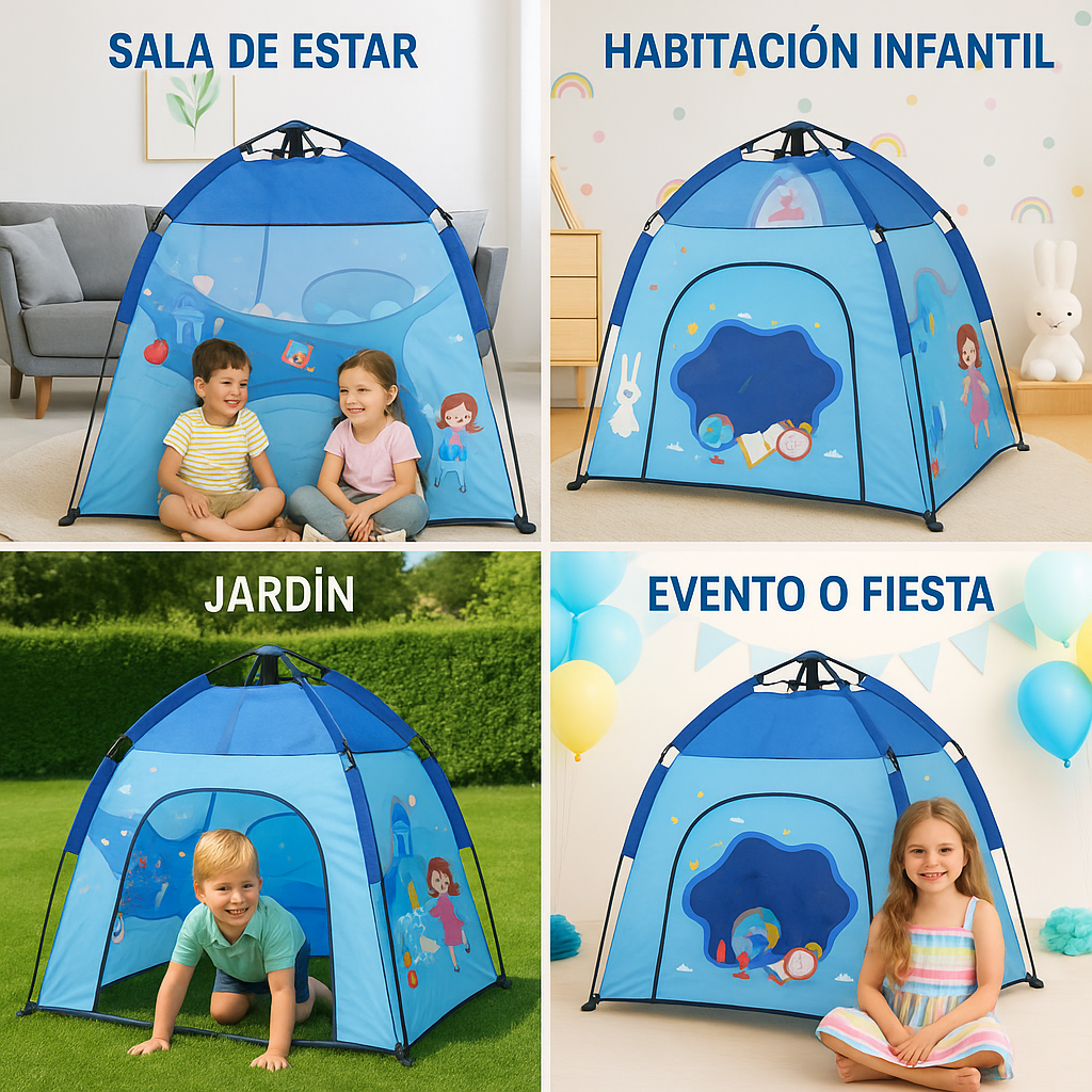 Tienda de campaña infantil plegable | Casita de juegos PARVULI