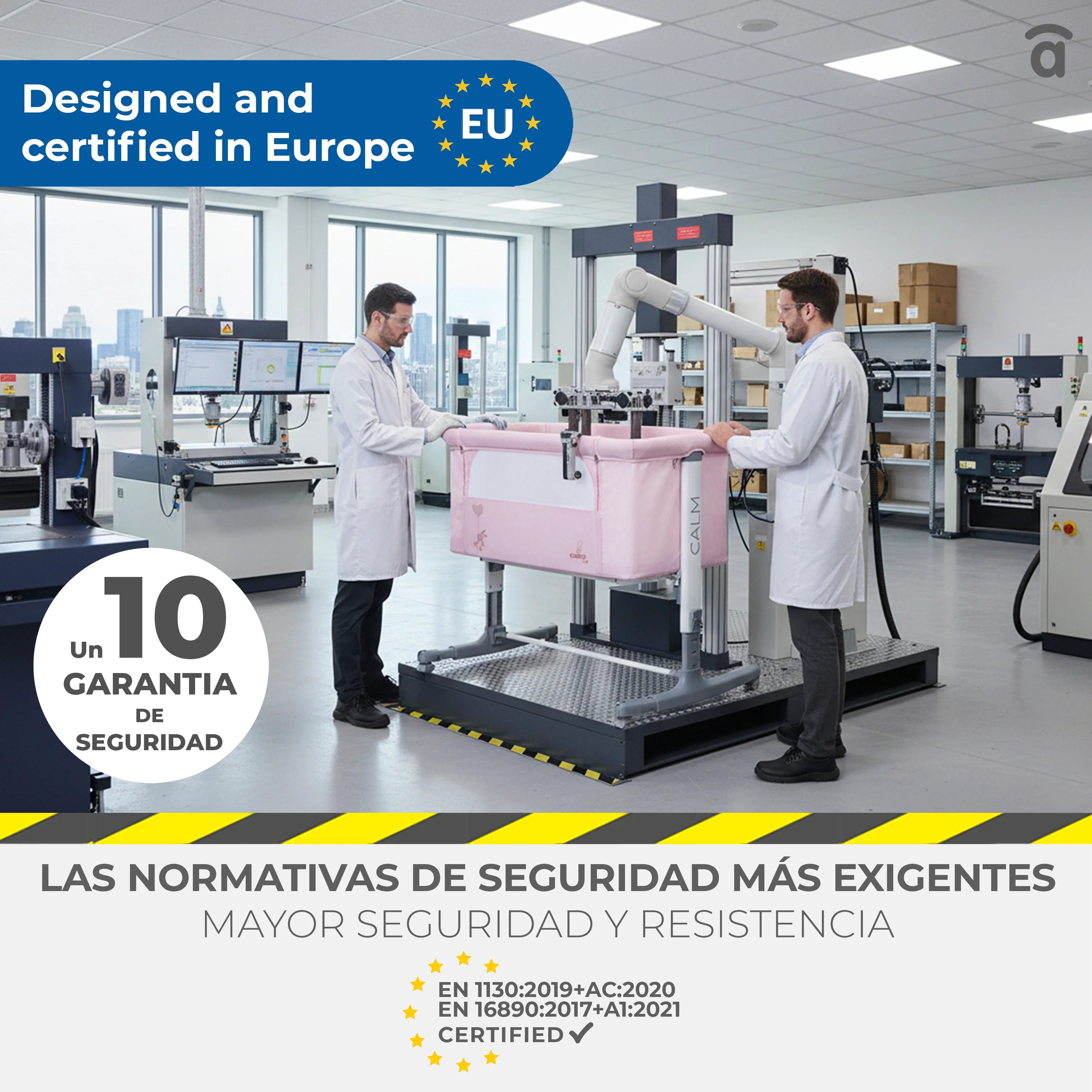 Minicuna de Colecho Calm - Diseño Moderno y Seguro