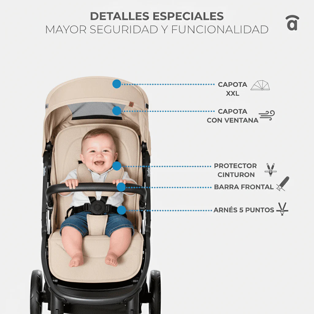 Silla de Paseo Kibu - Desde Nacimiento