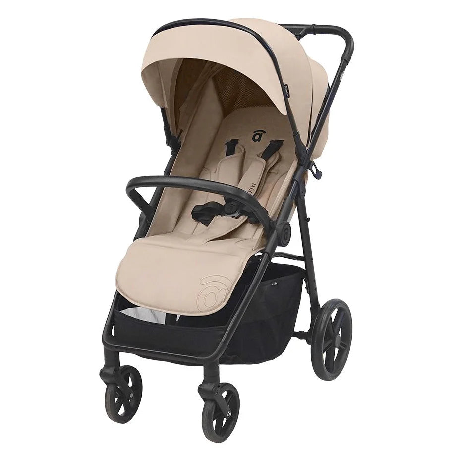Silla de Paseo Fiyi Gris - Compacta, Reclinable y Plegable con Protección UV50
