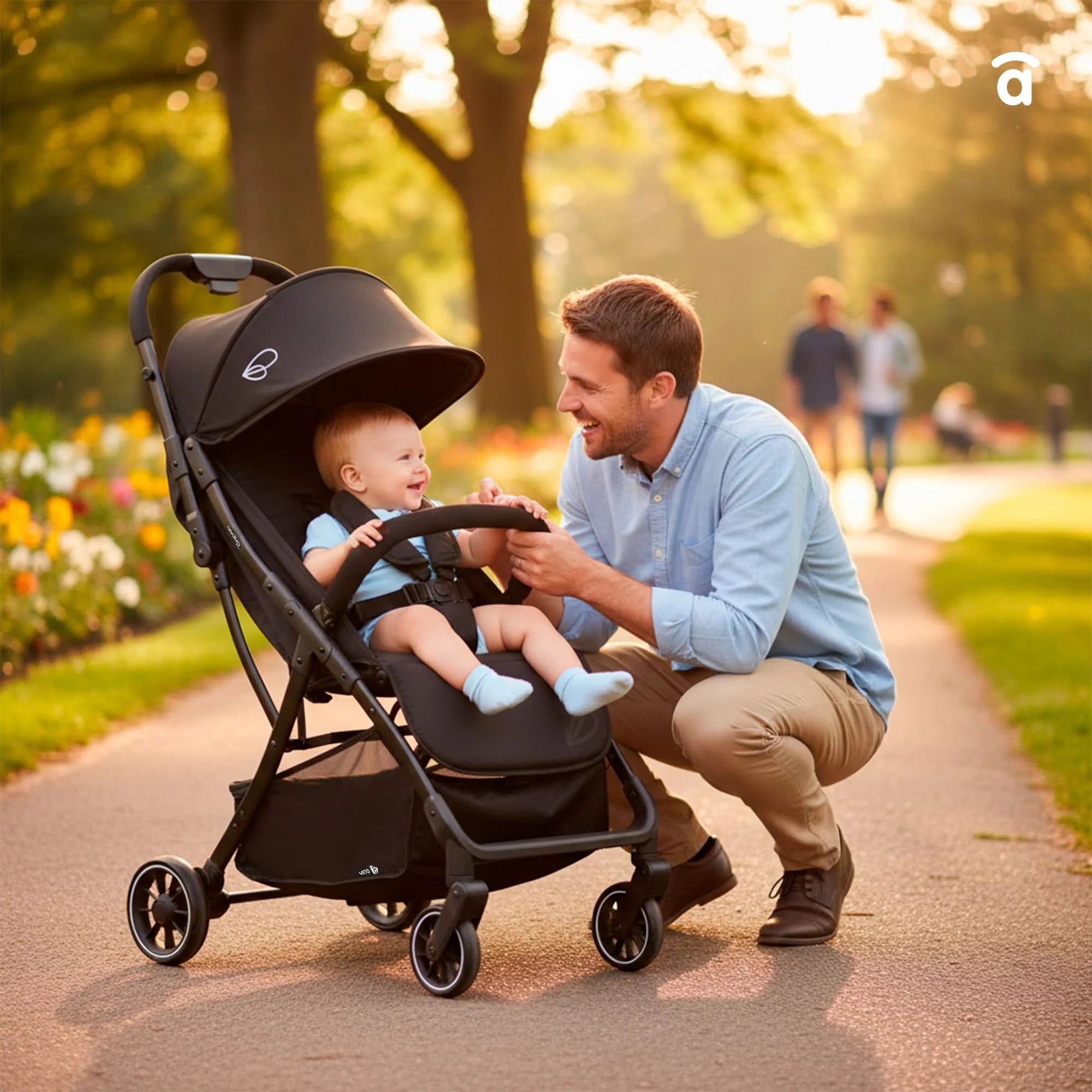 Silla de Paseo Hito Ultraligera - Plegado en 1 Segundo | 0-4 años