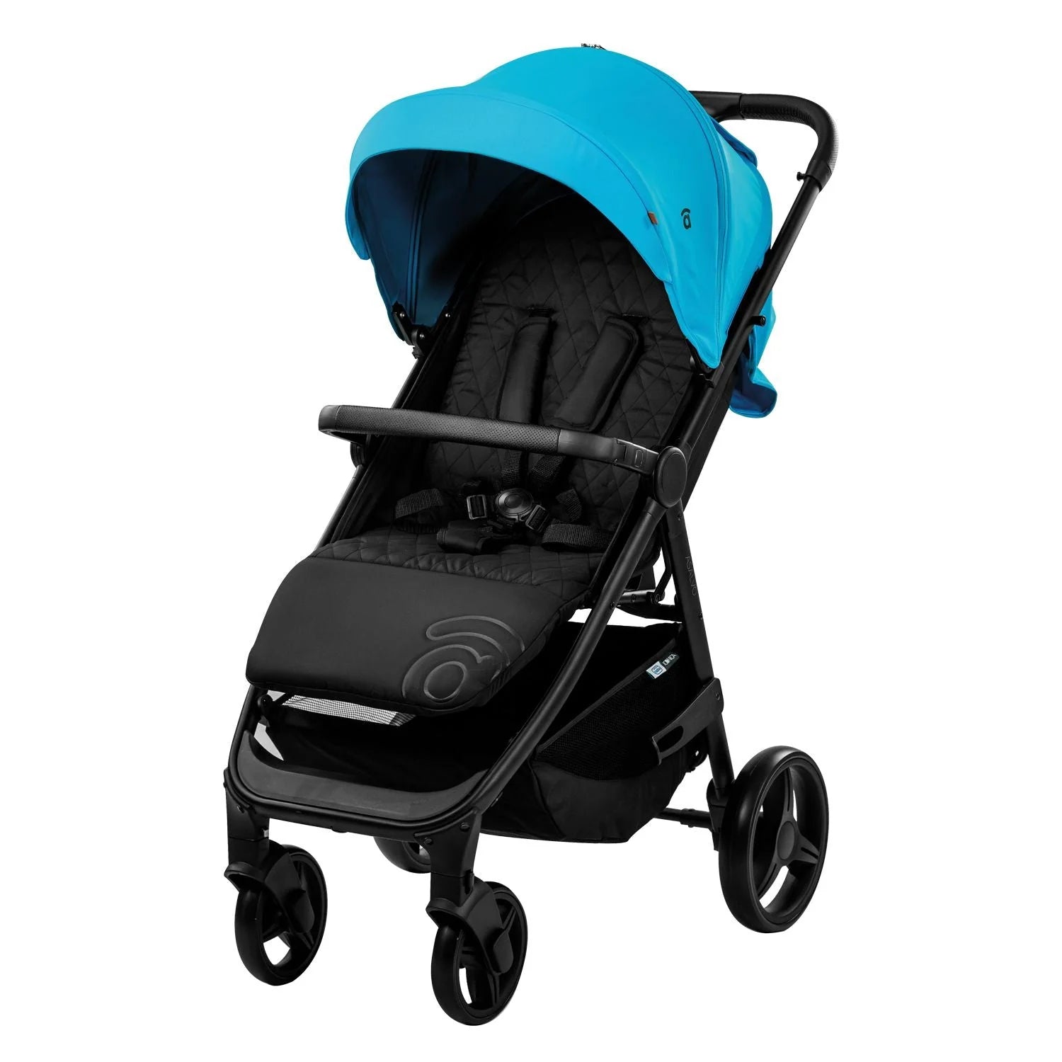 Silla de Paseo Ligera Iconic - Negro con Arnés 5 Puntos