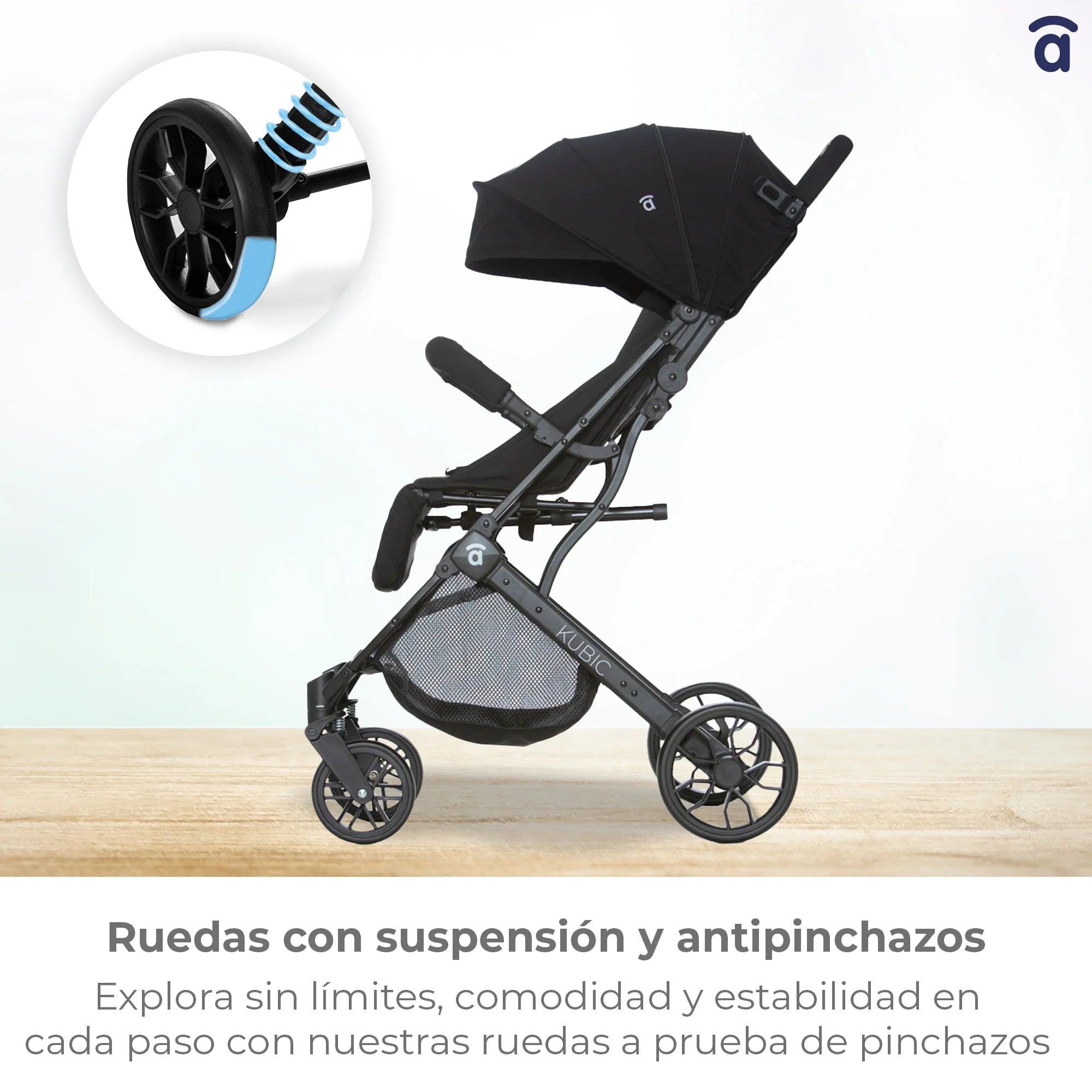 Silla de Paseo Kubic 2 - Ligera y Compacta para Viajes