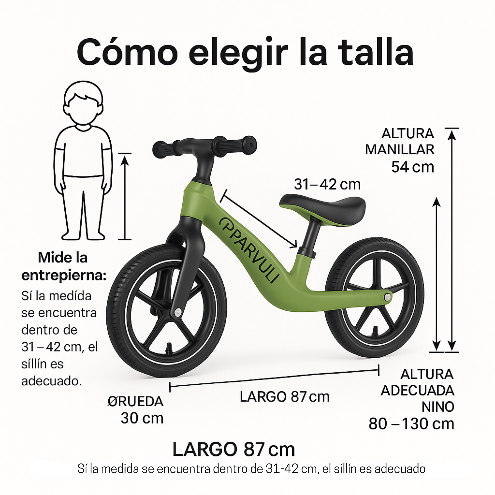 Bicicleta sin Pedales + Hinchador