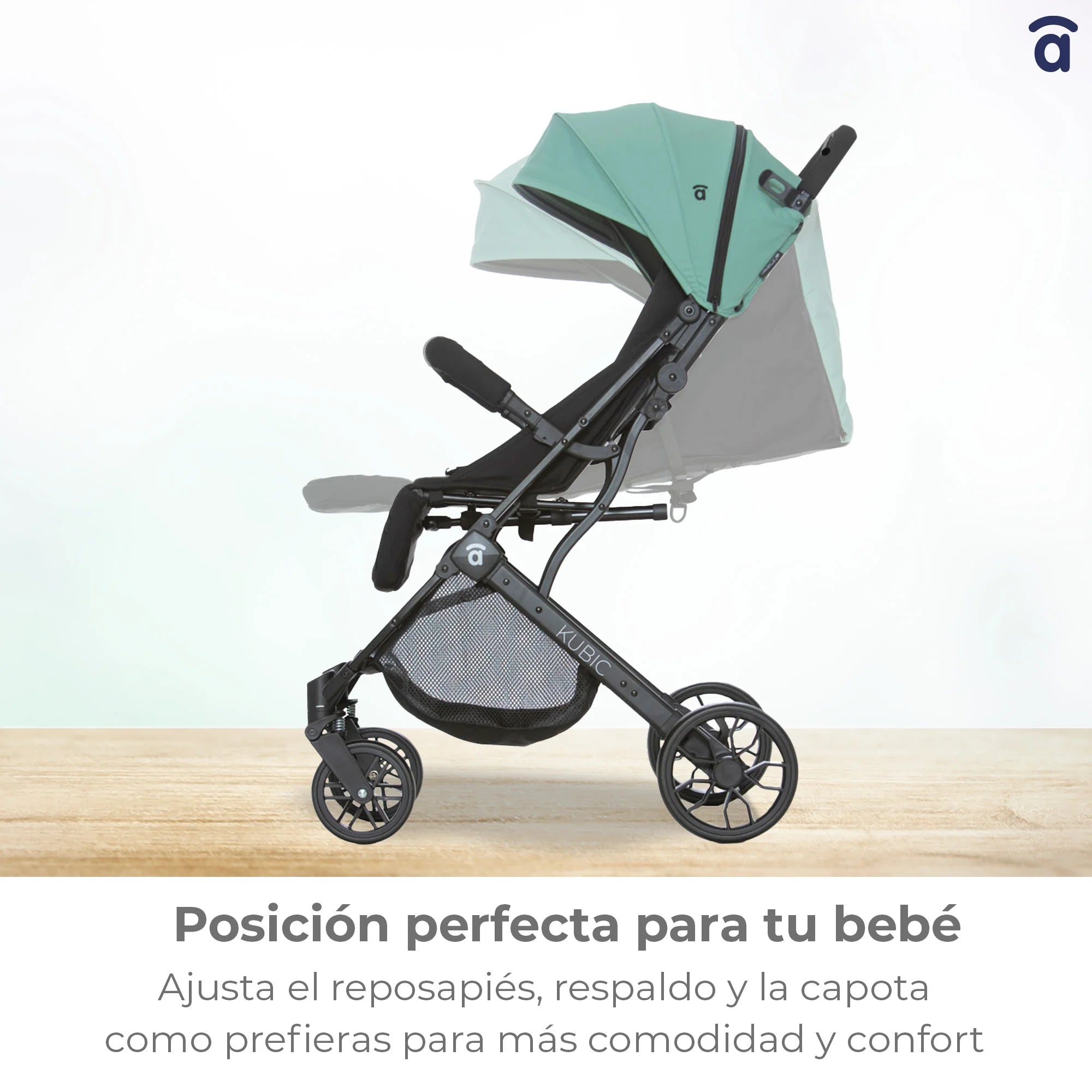 Silla de Paseo Kubic 2 - Ligera y Compacta para Viajes