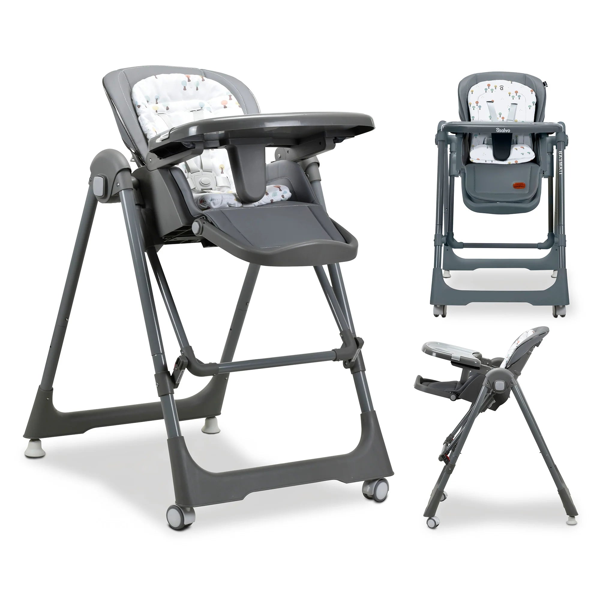 Trona Convertible 2 en 1 Basmati - Columpio y Silla de Comer para Bebé