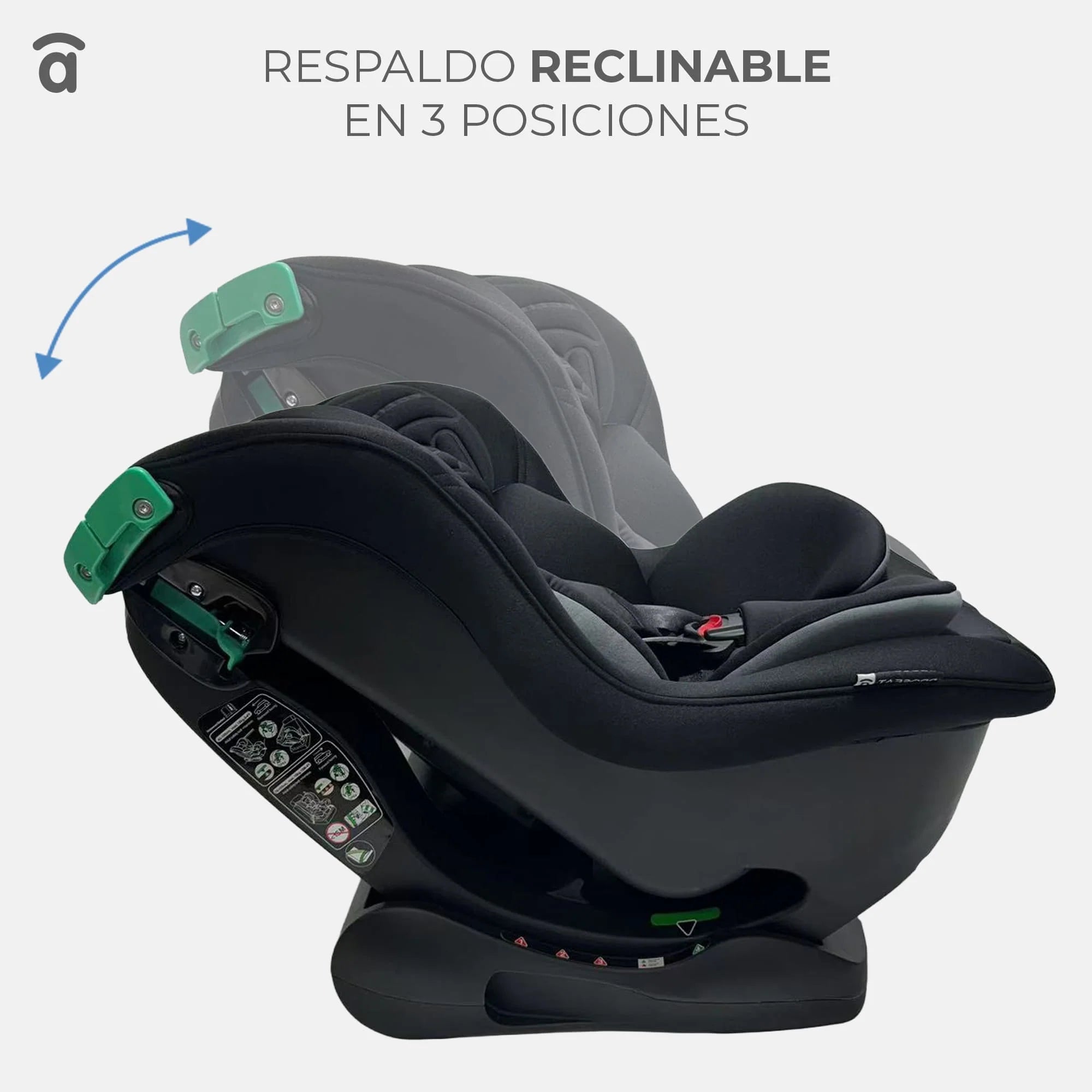 Silla de Auto Proseat Convertible - Grupo 0+/1/2 (40-105 cm) con Protección Lateral