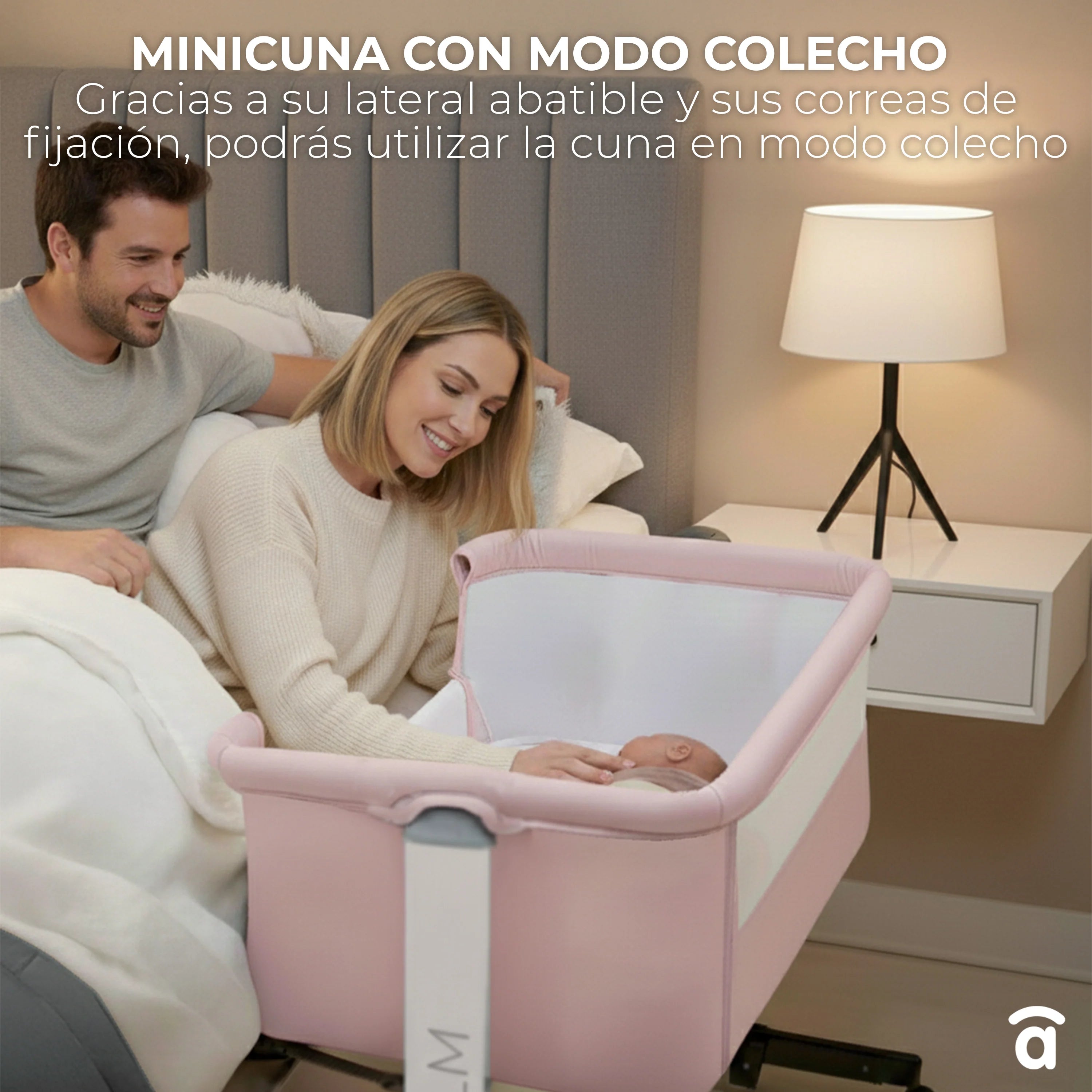 Minicuna de Colecho Calm - Diseño Moderno y Seguro