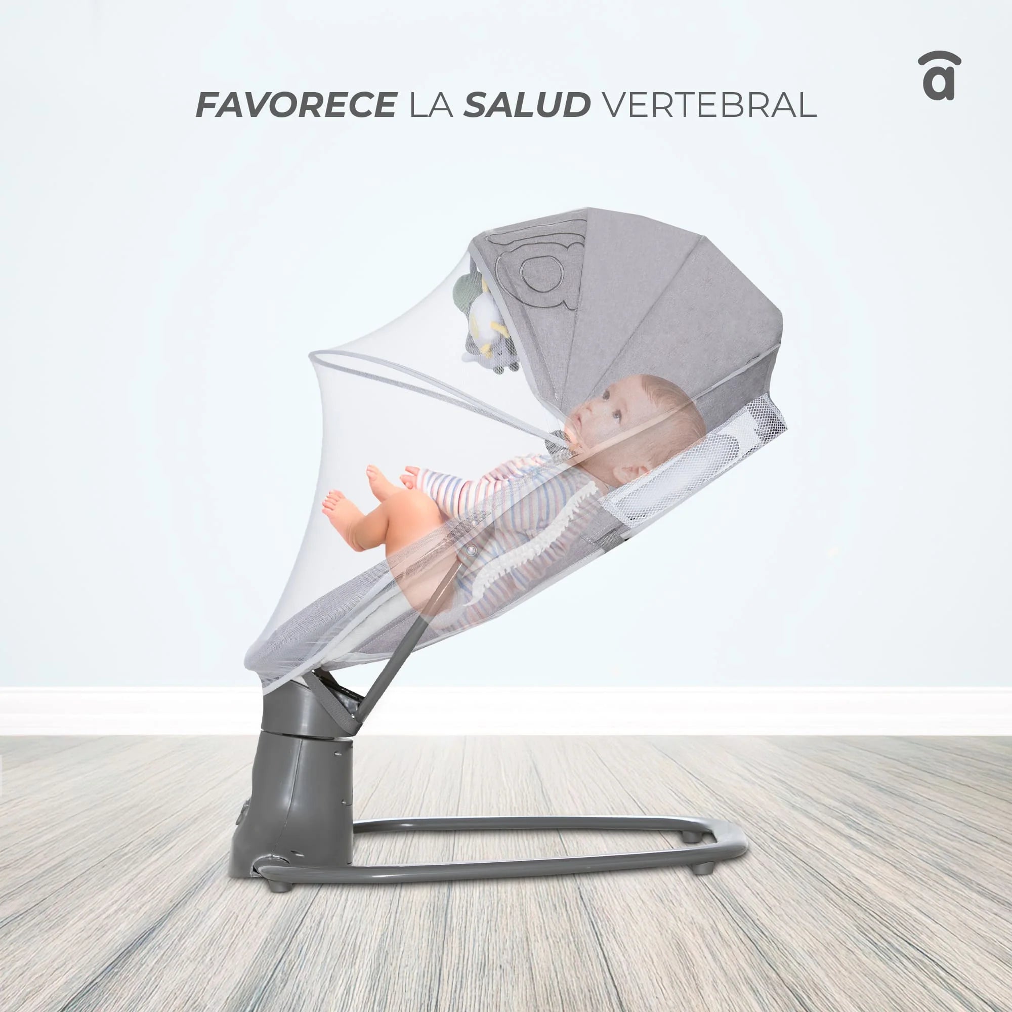 Hamaca Balancín Kahlo Arbolitos con Bluetooth, Música y Vibración 0-3 años