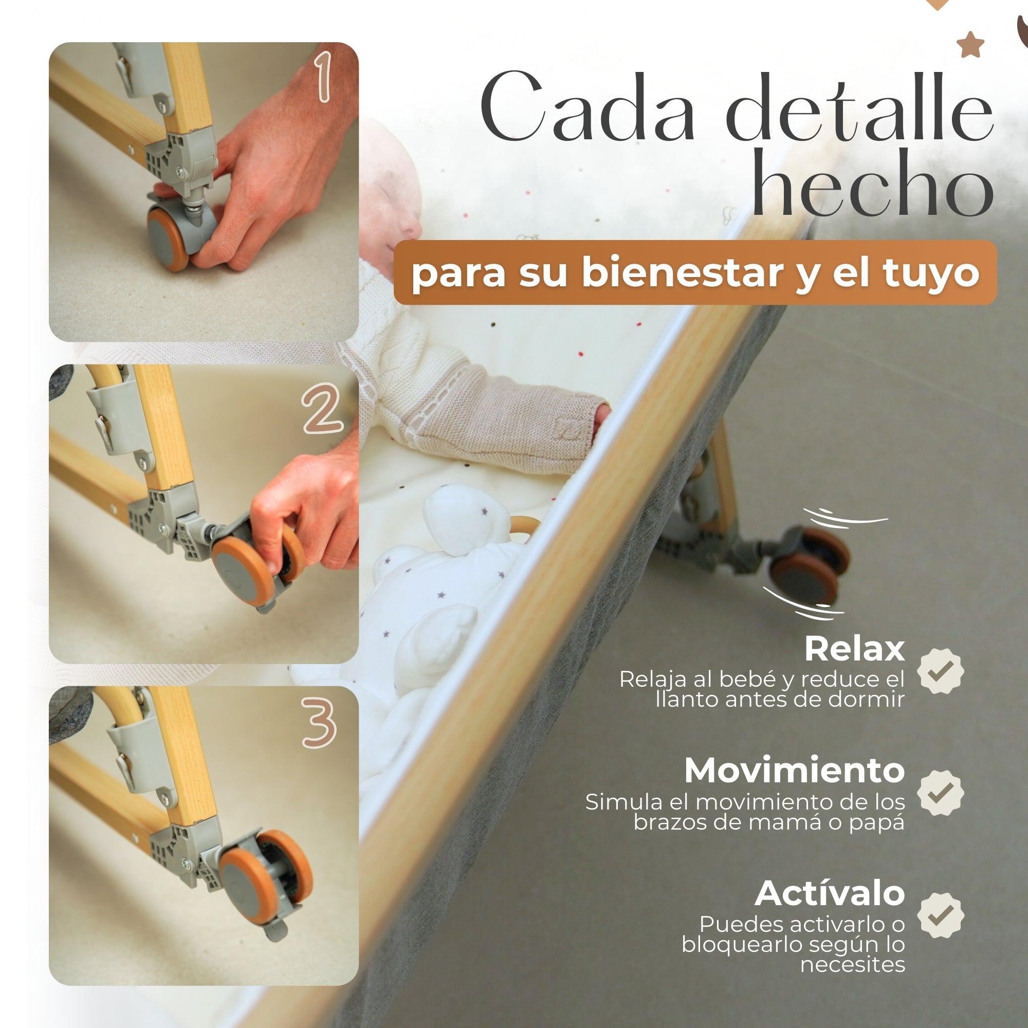 PARVULI Cuna Colecho Portátil