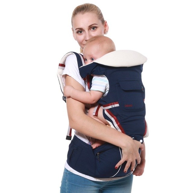 Mochila Portabebés Ergonómica Gabesy con Asiento de Cadera - 0-36 Meses