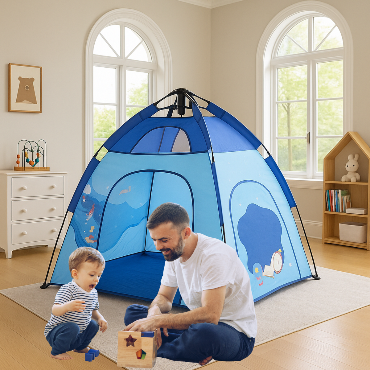 Tienda de campaña infantil plegable | Casita de juegos PARVULI