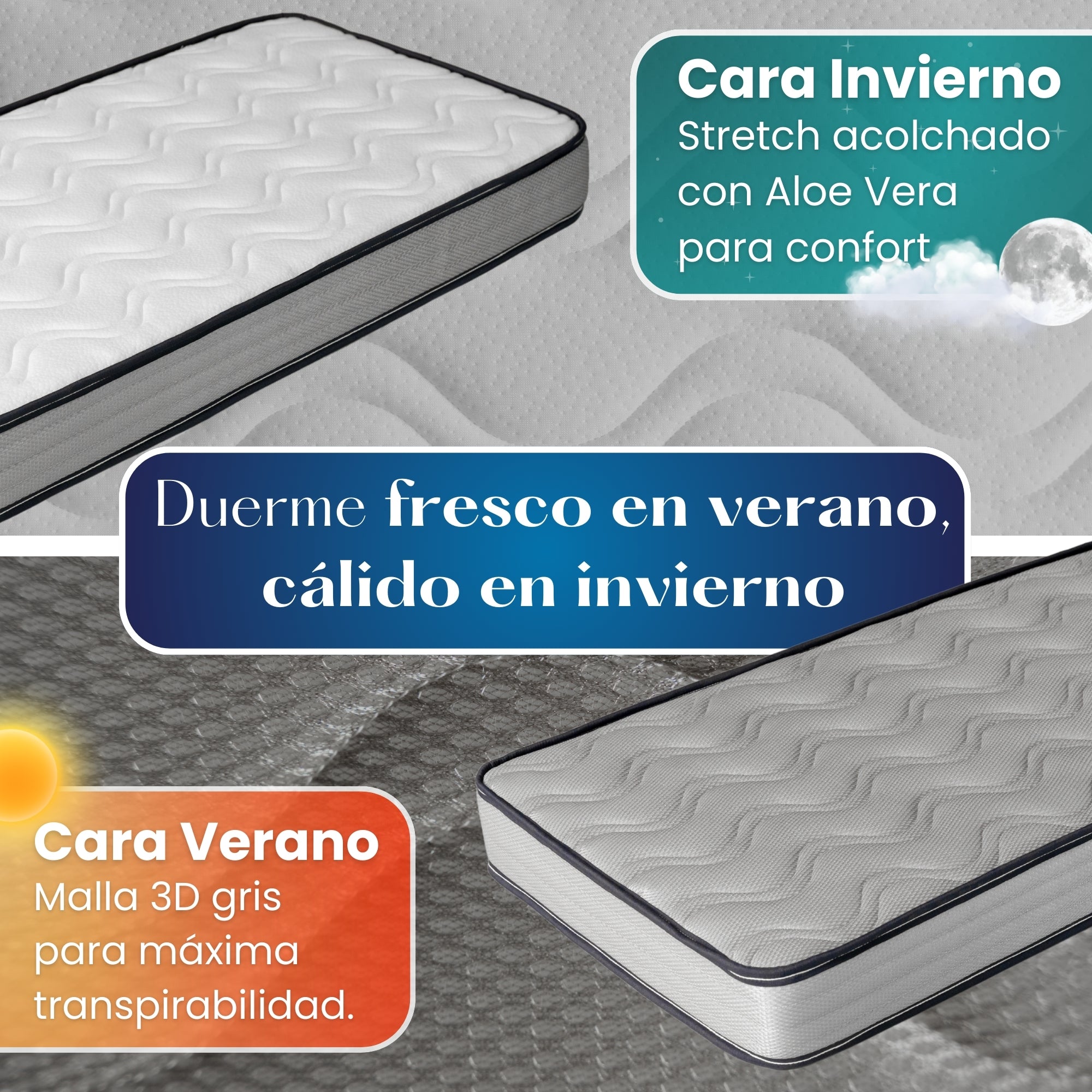 PARVULI™ Colchón para Cuna con Funda Impermeable